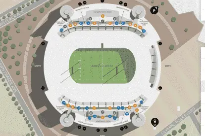 anz stadium map