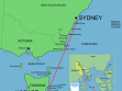 sydney to hobart yacht positions map